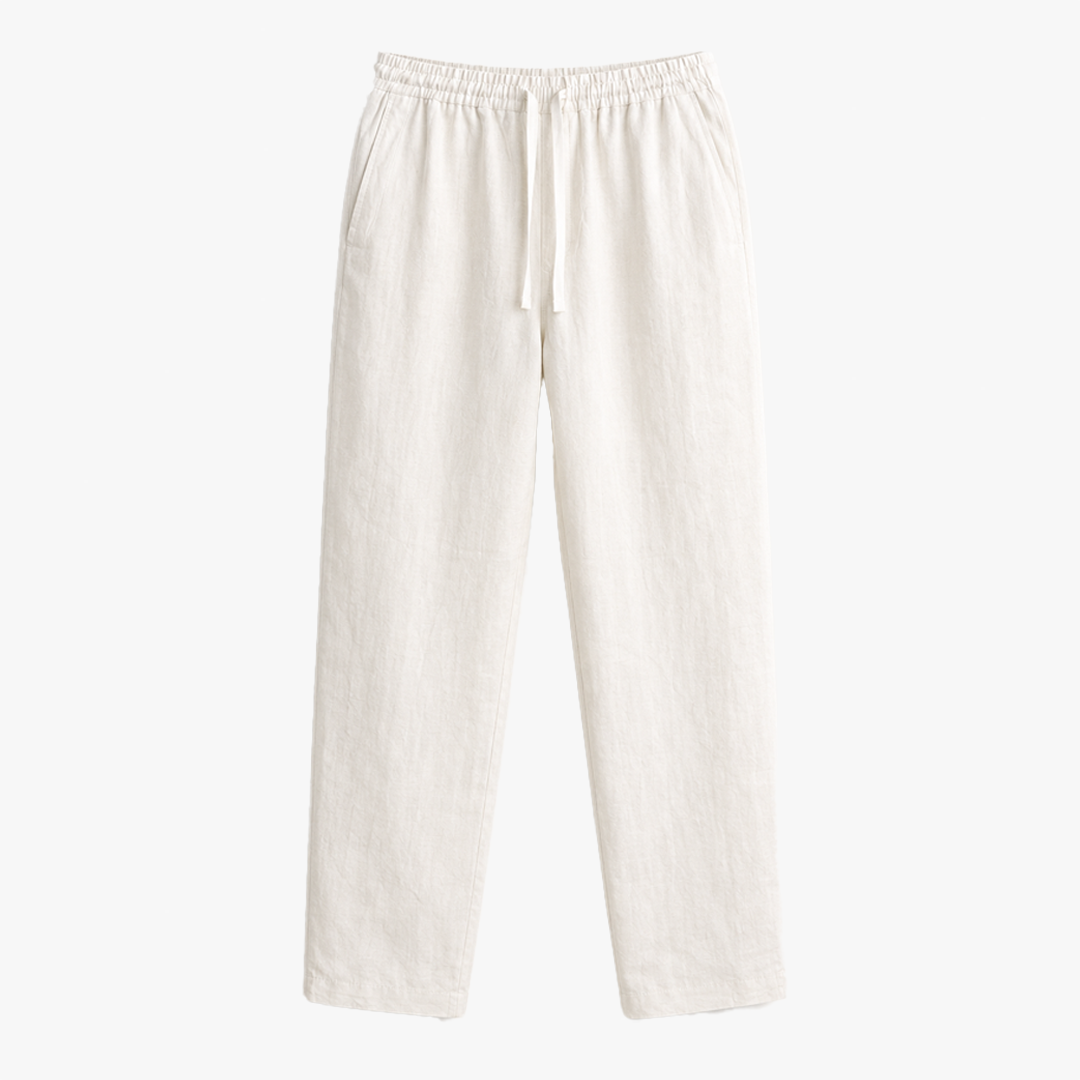 Relaxed-Fit Linen Pants